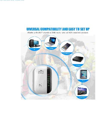 تقویت کننده WiFi نسل 2024 مدل Wireless-N WIFI Repeater فاقد جنسیت D210303