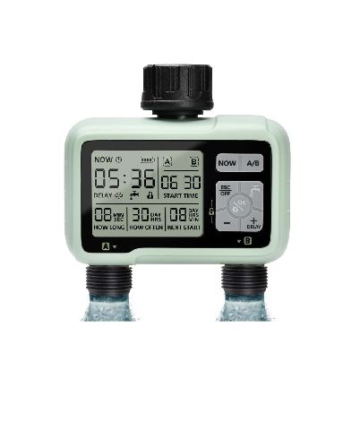 تایمر آبیاری, تایمر آبیاری دیجیتال تایمر آبیاری قطره ای دو خروجی HCT-326 فاقد جنسیت برند جوگی