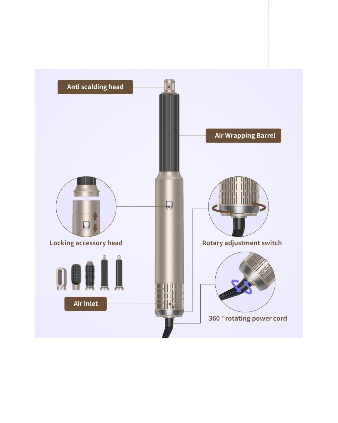 سشوار برس خشک کن فاقد جنسیت لیزالاکی
