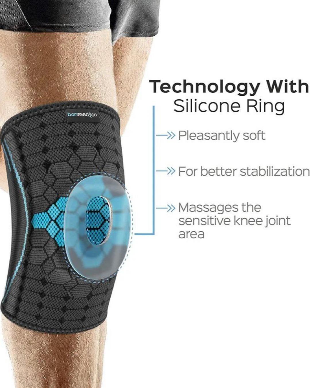 زانوبند طبی Silicon Ring فاقد جنسیت bonmedico Kenu