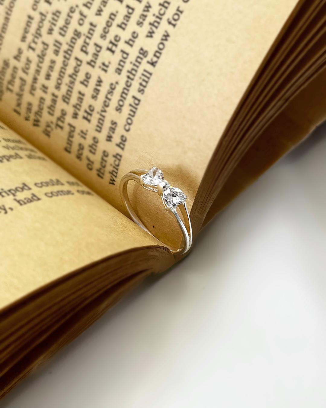 انگشتر نقره پاپیونی زنانه Freebrand