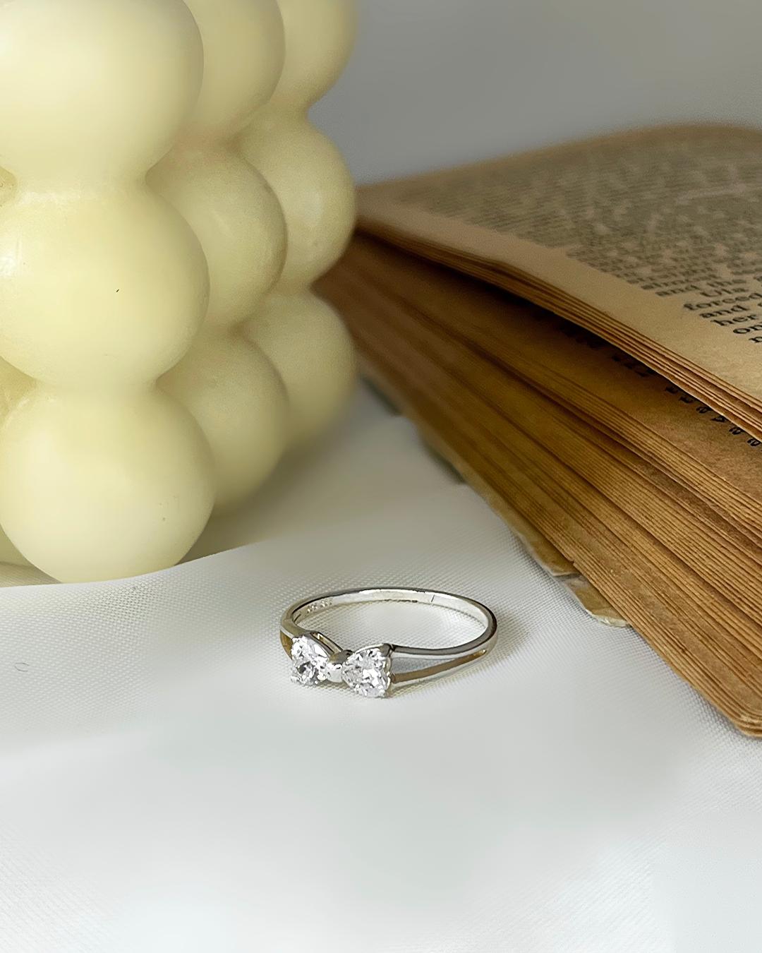 انگشتر نقره پاپیونی زنانه Freebrand