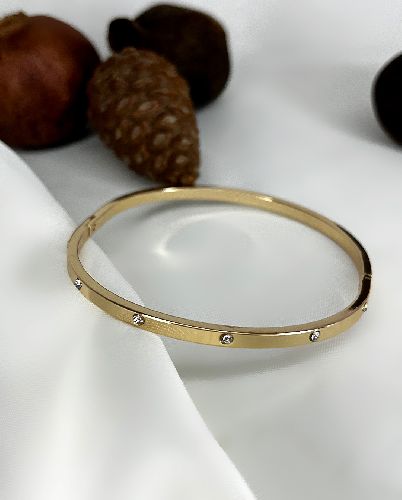 دست بند کارتیه نگین دار زنانه Tosh