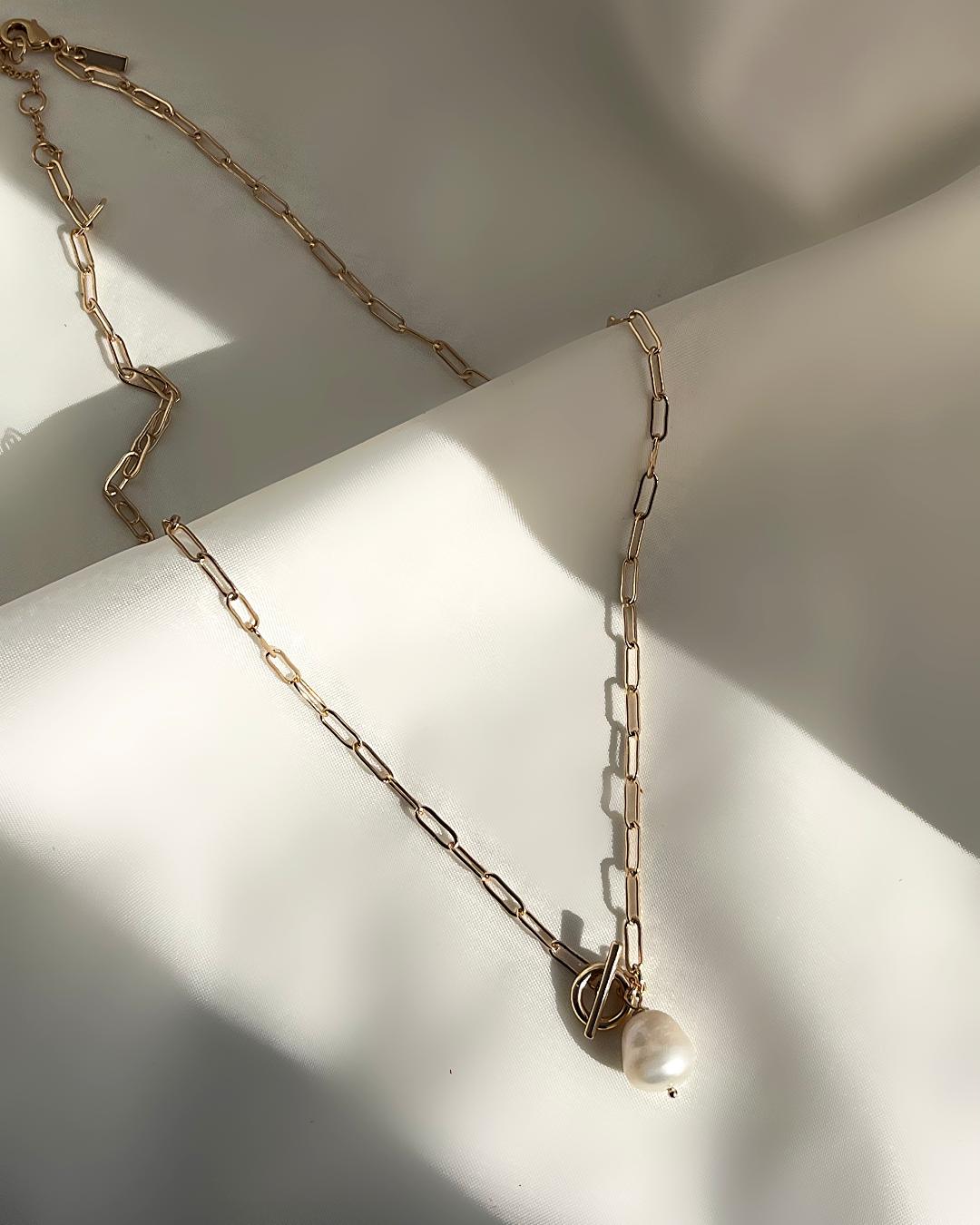 گردنبند کارتیه مرواریدی زنانه Tosh