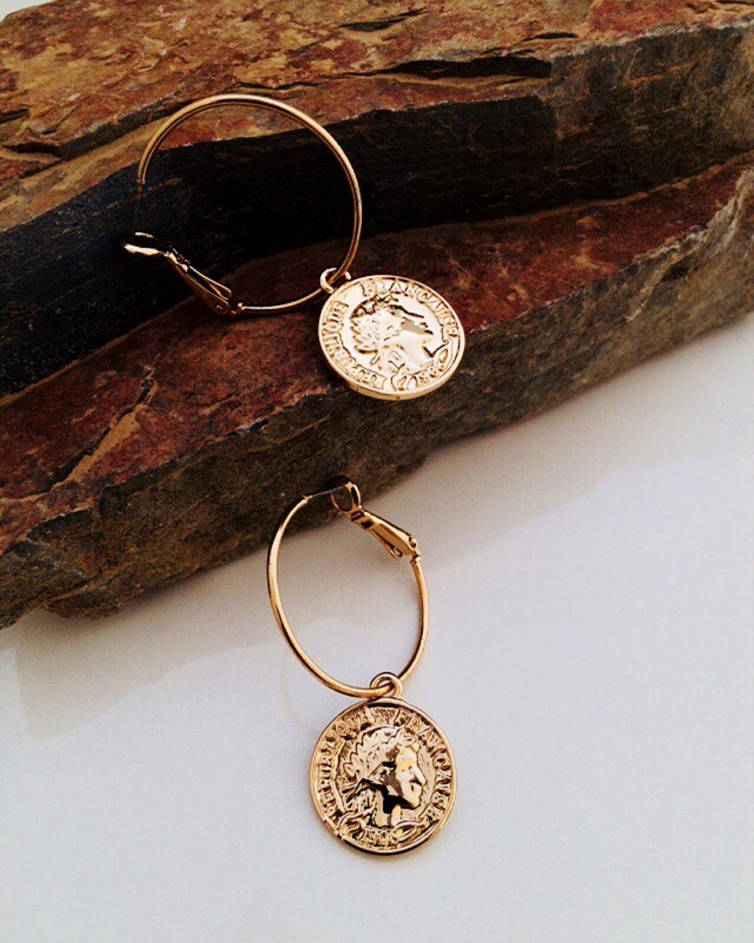 گوشواره حلقه اى زنانه Tosh