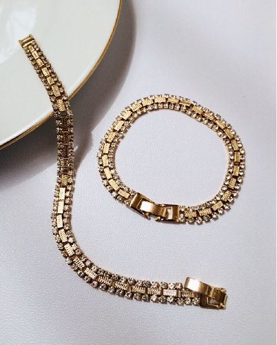 دست بند رولكس اسپرت نگين دار زنانه Tosh