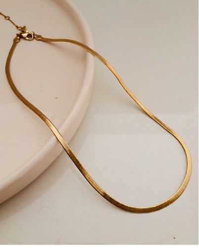 گردنبند مارى (زنجير هرينگبون) زنانه Tosh