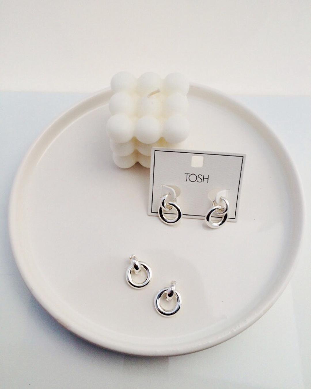 گوشواره حلقه اى زنانه Tosh