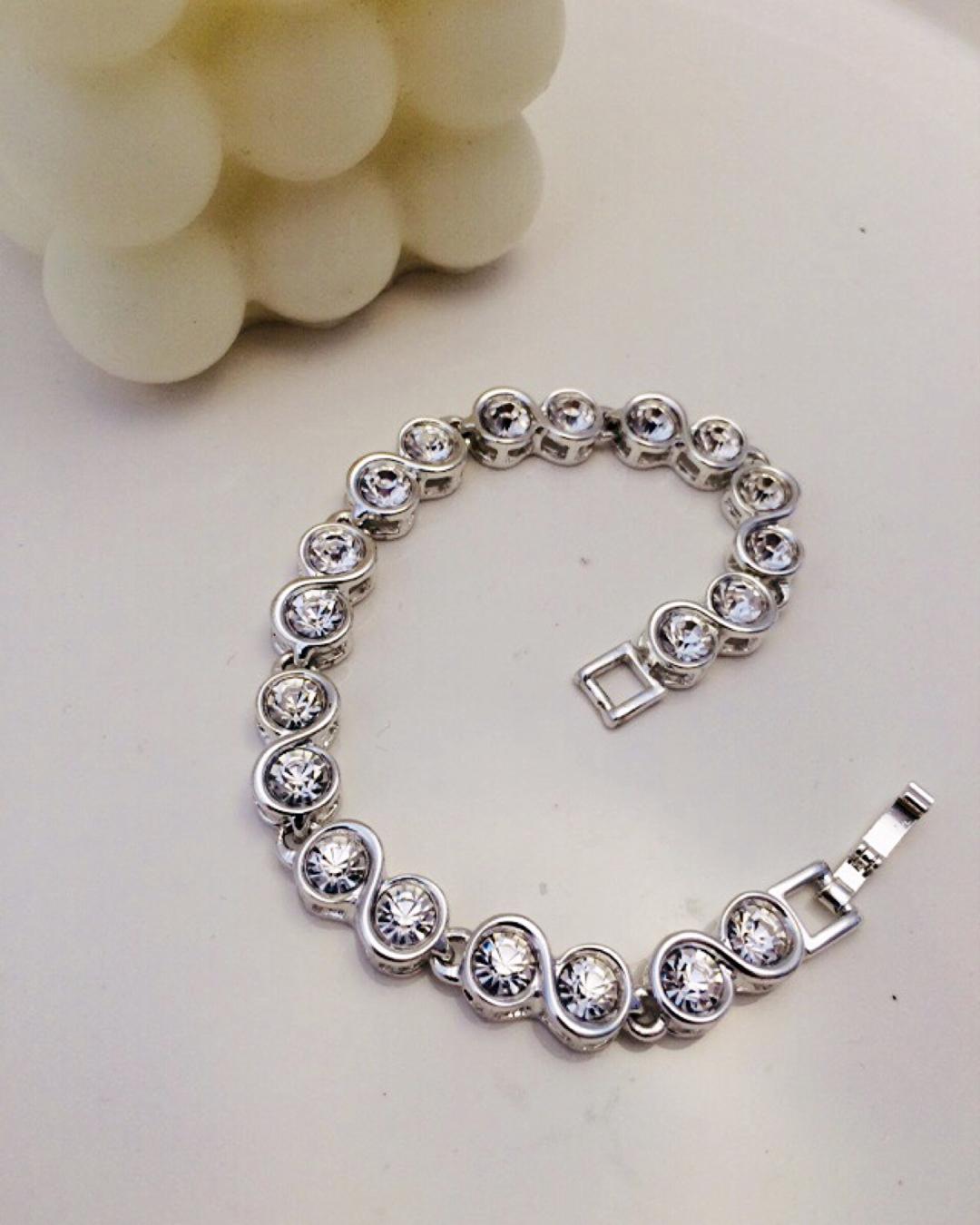 دست بند فول نگين زنانه Tosh