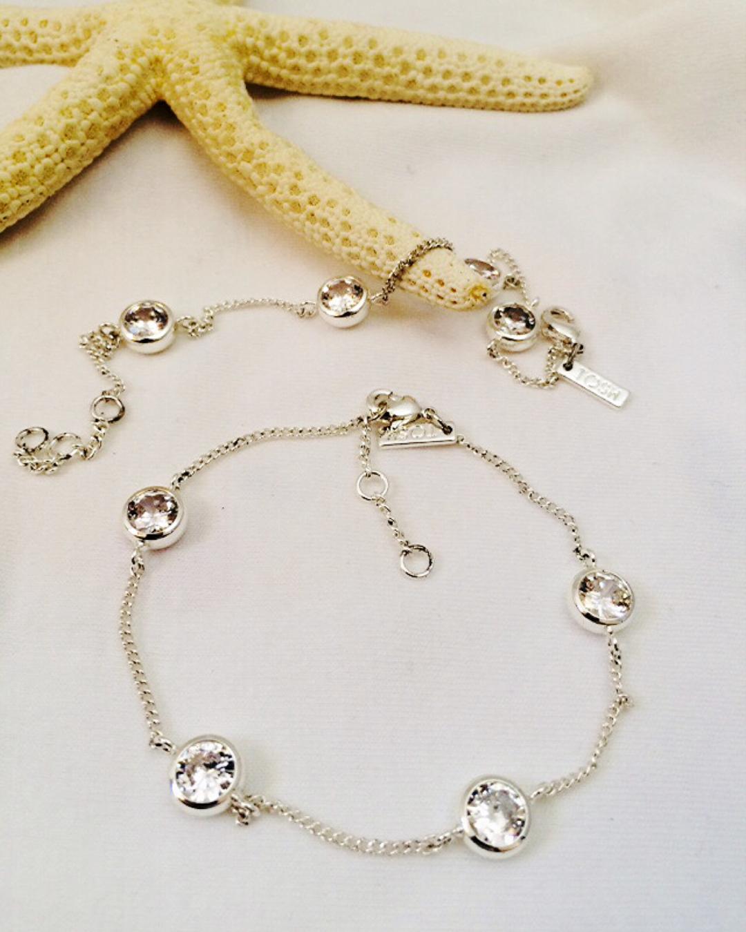 دست بند نگينى زيركنيا زنانه Tosh