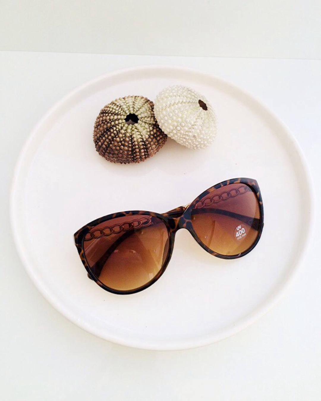 عینک پروانه ای پلنگی زنانه Six