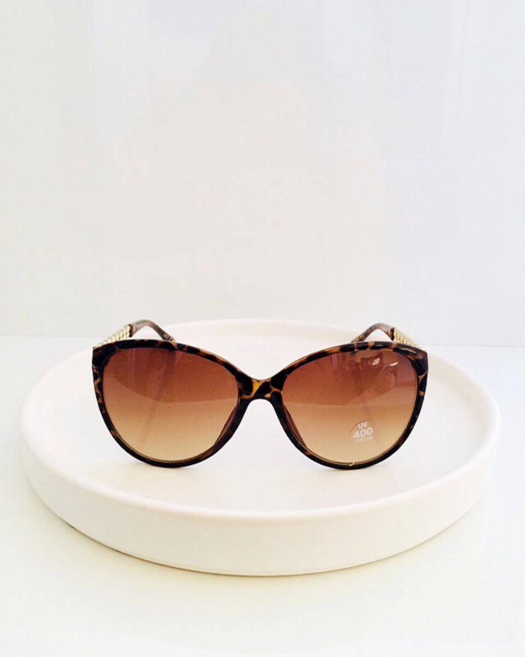 عینک پروانه ای پلنگی زنانه Six