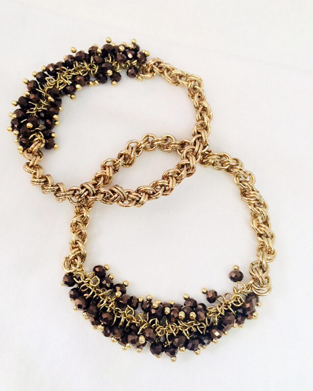 دست بند كشى كريستالى زنانه Tosh