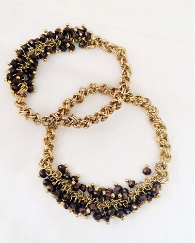 دست بند كشى كريستالى زنانه Tosh