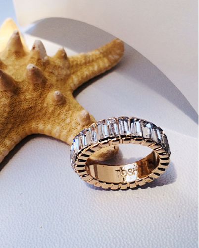 انگشتر ابديت فول كريستال زنانه Tosh