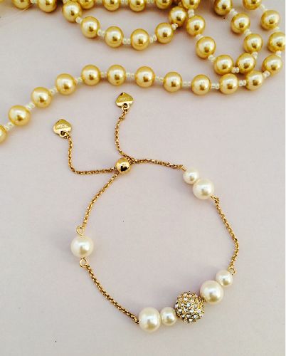 دست بند كرواتى مرواريدى زنانه Tosh