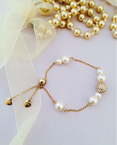 دست بند كرواتى مرواريدى زنانه Tosh