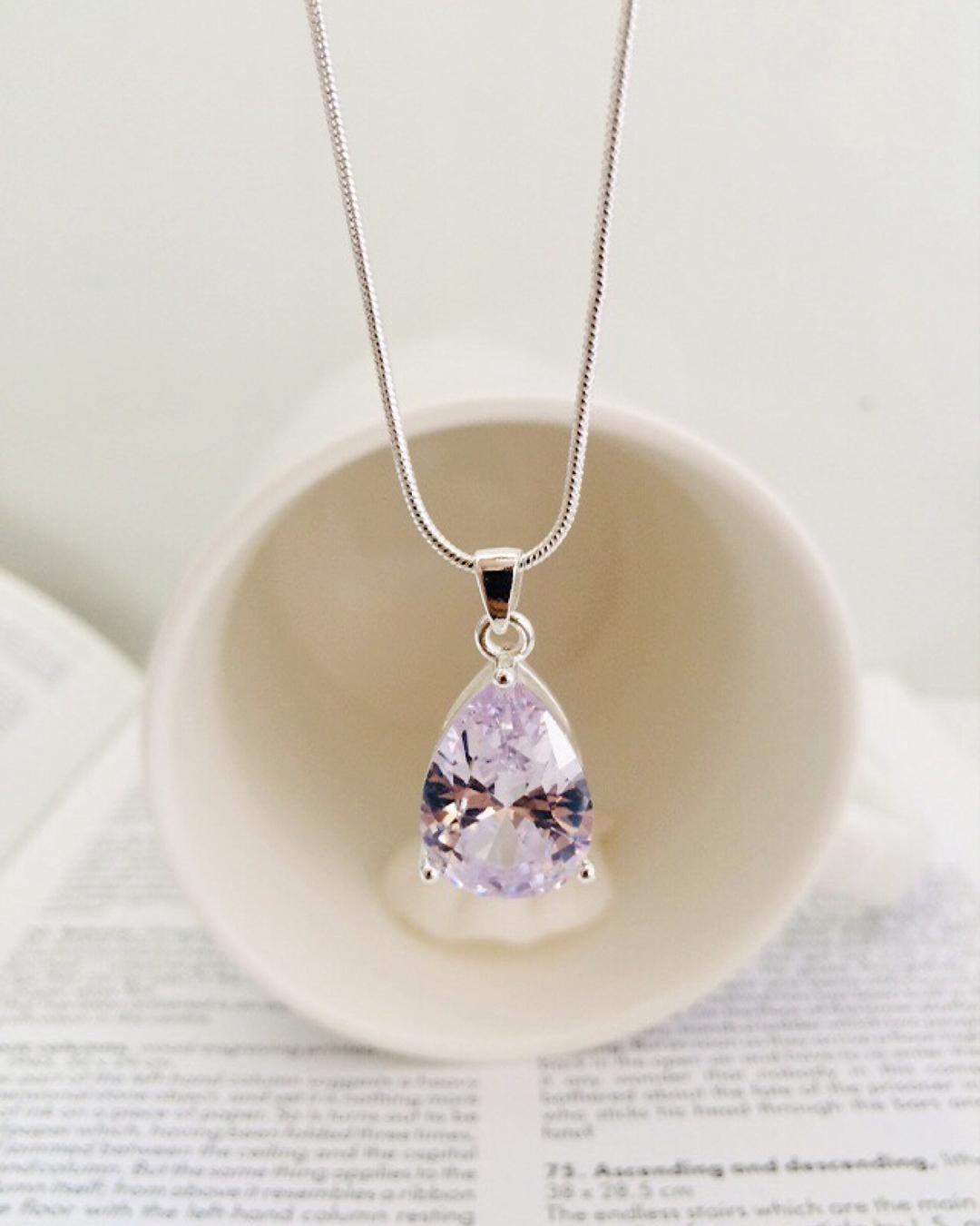 گردنبند تك نگين زنانه Tosh