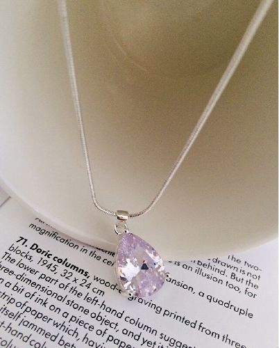 گردنبند تك نگين زنانه Tosh