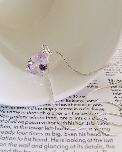 گردنبند تك نگين زنانه Tosh