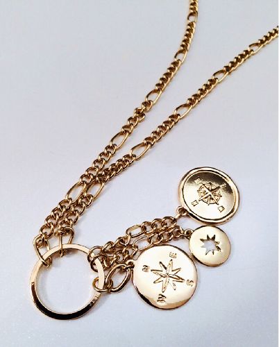 گردنبند رولباسى ٣ آويزى زنانه Tosh