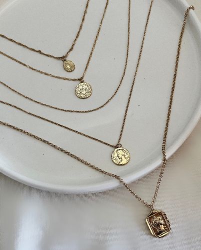 گردنبند رولباسی ۵ لاین زنانه Tosh