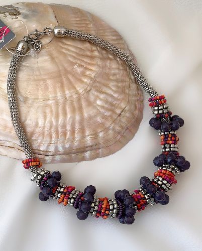 گردنبند ماری پهن ترکیبی زنانه Parfois