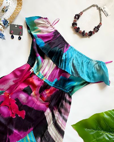 پیراهن ساحلی هاوایی زنانه Kenji XL رنگارنگ