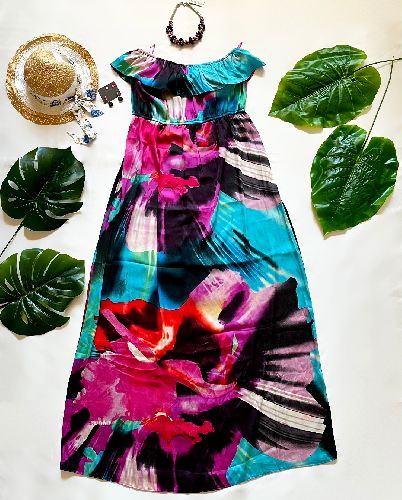 پیراهن ساحلی هاوایی زنانه Kenji