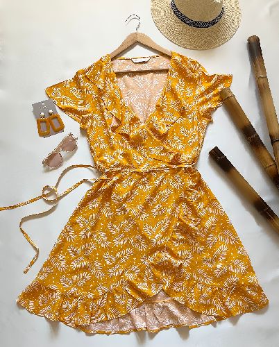 پیراهن هاوایی نخی زنانه Collection