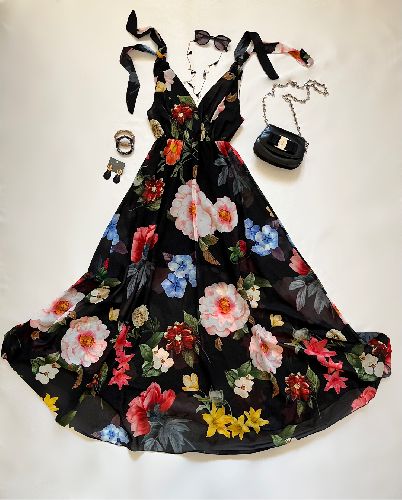 پیراهن ساحلی گل گلی زنانه Freebrand