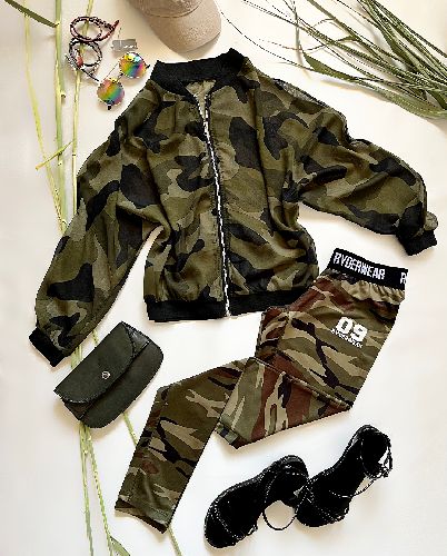 ست ورزشی دو تکه چریکی زنانه Ryderwear