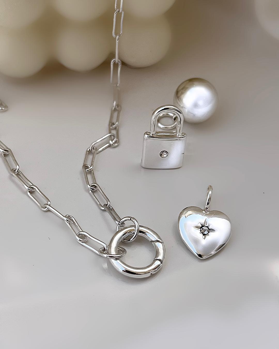 گردنبند کارتیه ۳ اویز زنانه Tosh