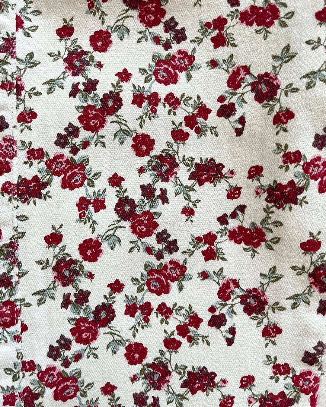 شلوار گلگی کتان کش زنانه Bershka