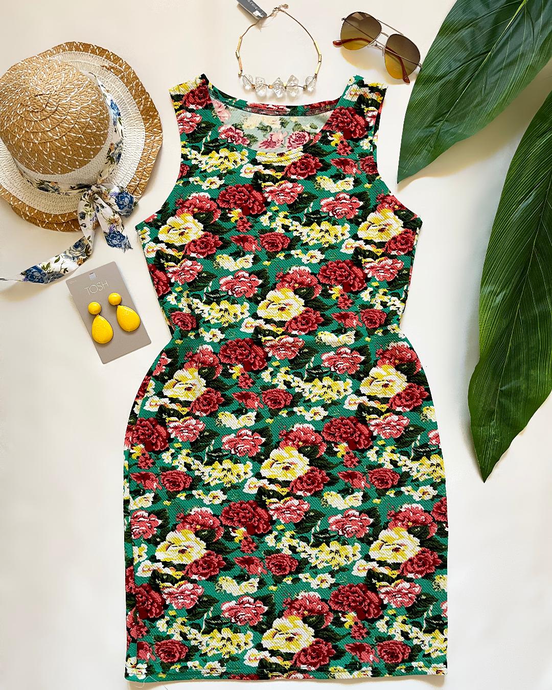 پیراهن گل گلی زنانه E & D