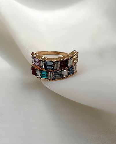 انگشتر مولتی کالر زنانه Tosh