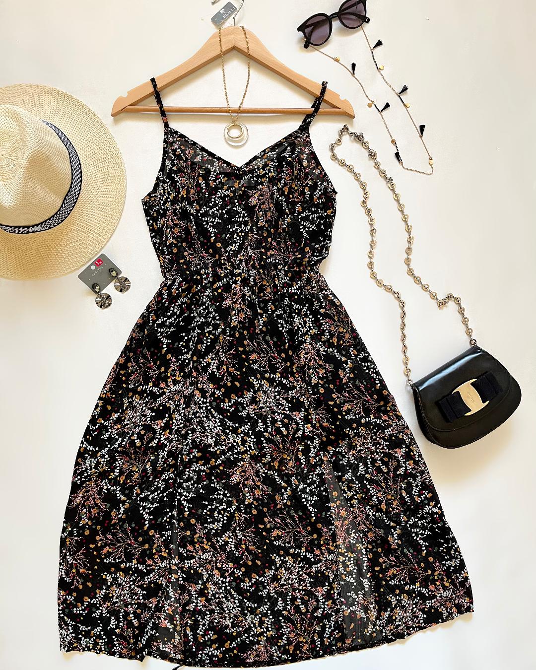 پیراهن حریر گلگلی ریز زنانه Into