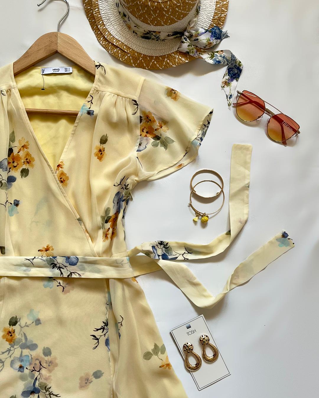 پیراهن گلگلی زنانه MNG