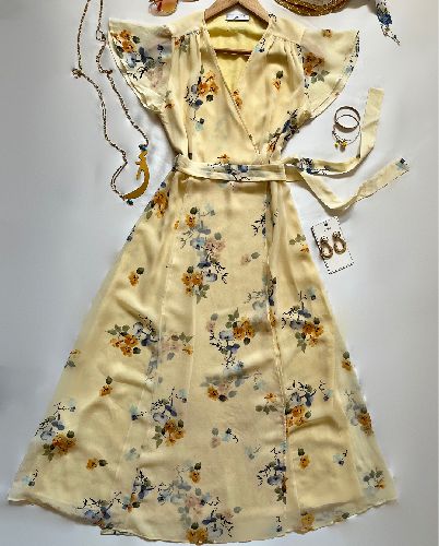 پیراهن گلگلی زنانه MNG