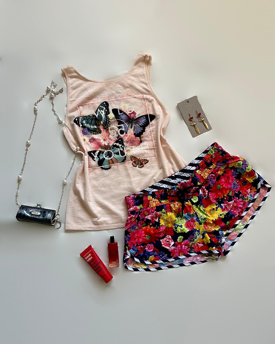 تاپ پراونه ای زنانه Freebrand