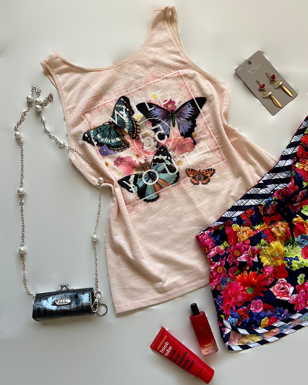 تاپ پراونه ای زنانه Freebrand