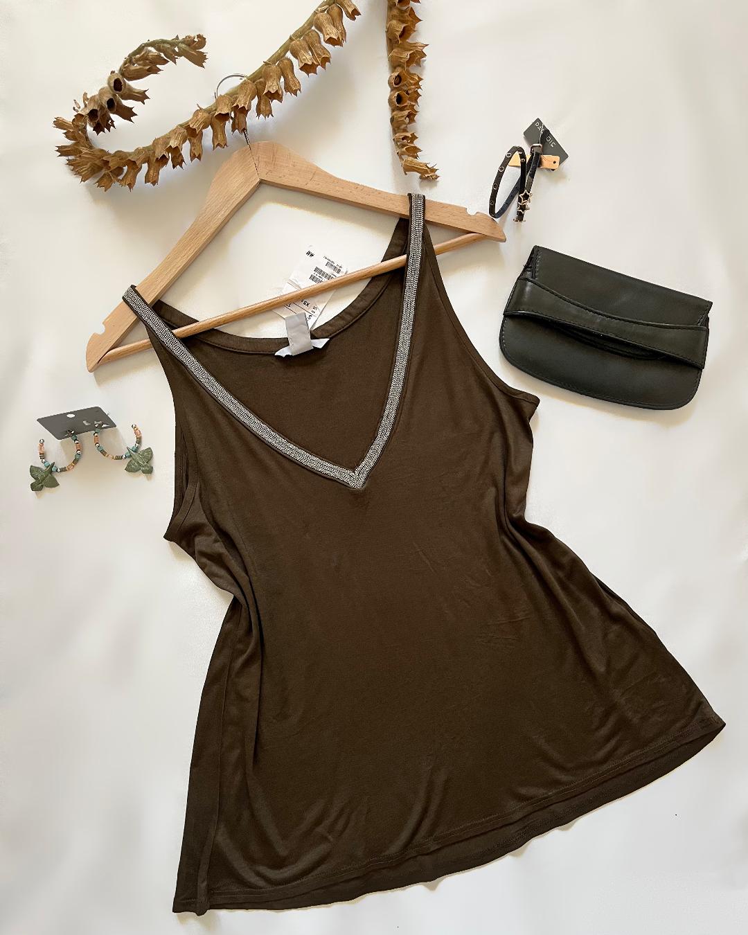 تاپ رکابی زنانه H&M