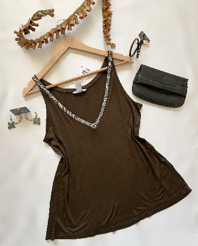 تاپ رکابی زنانه H&M