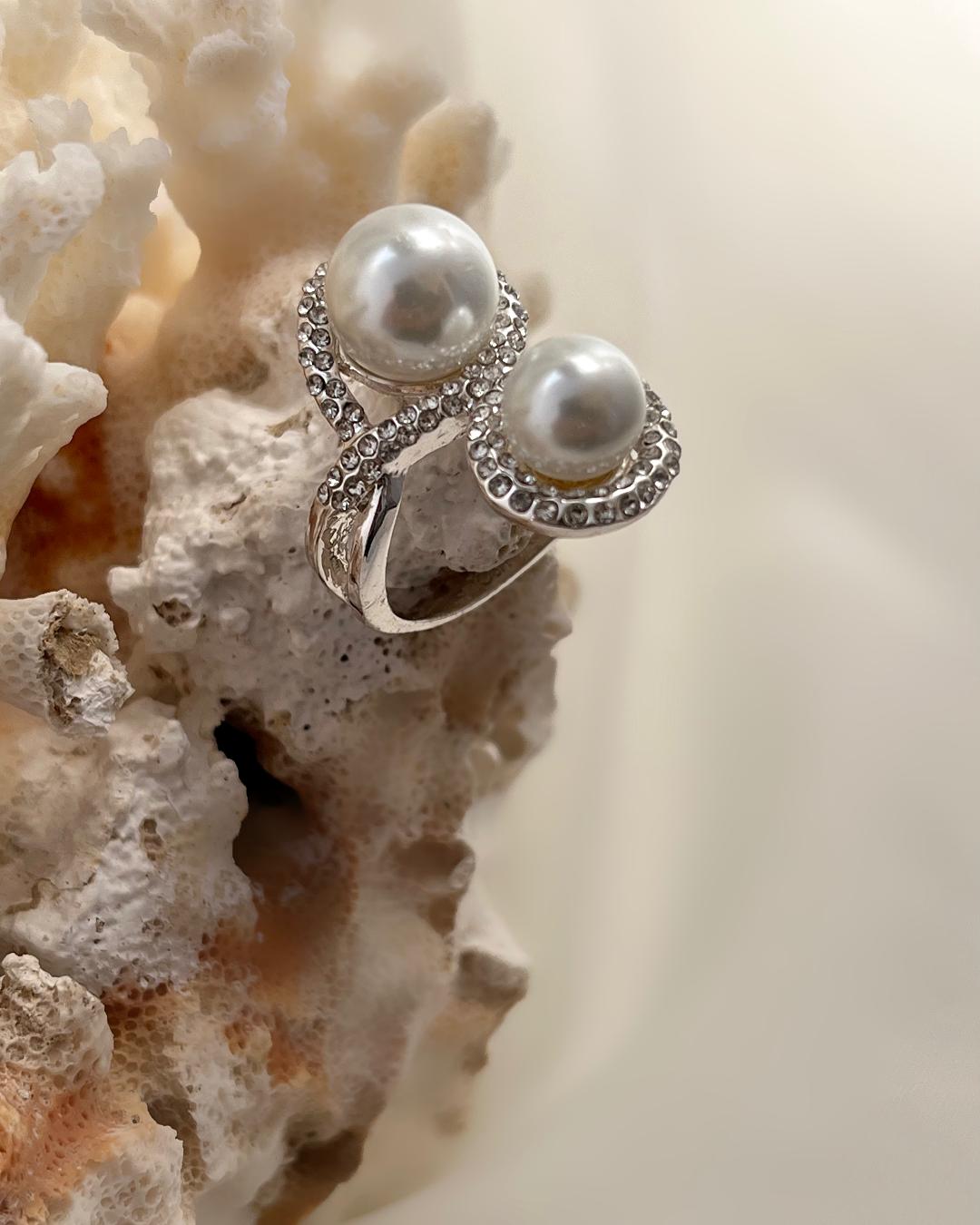 انگشتر مرواریدی زنانه Tosh