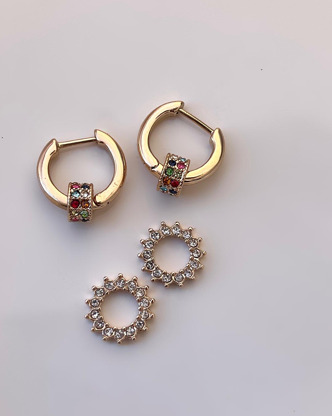 گوشواره ۲ اویزه فانتزی زنانه Tosh