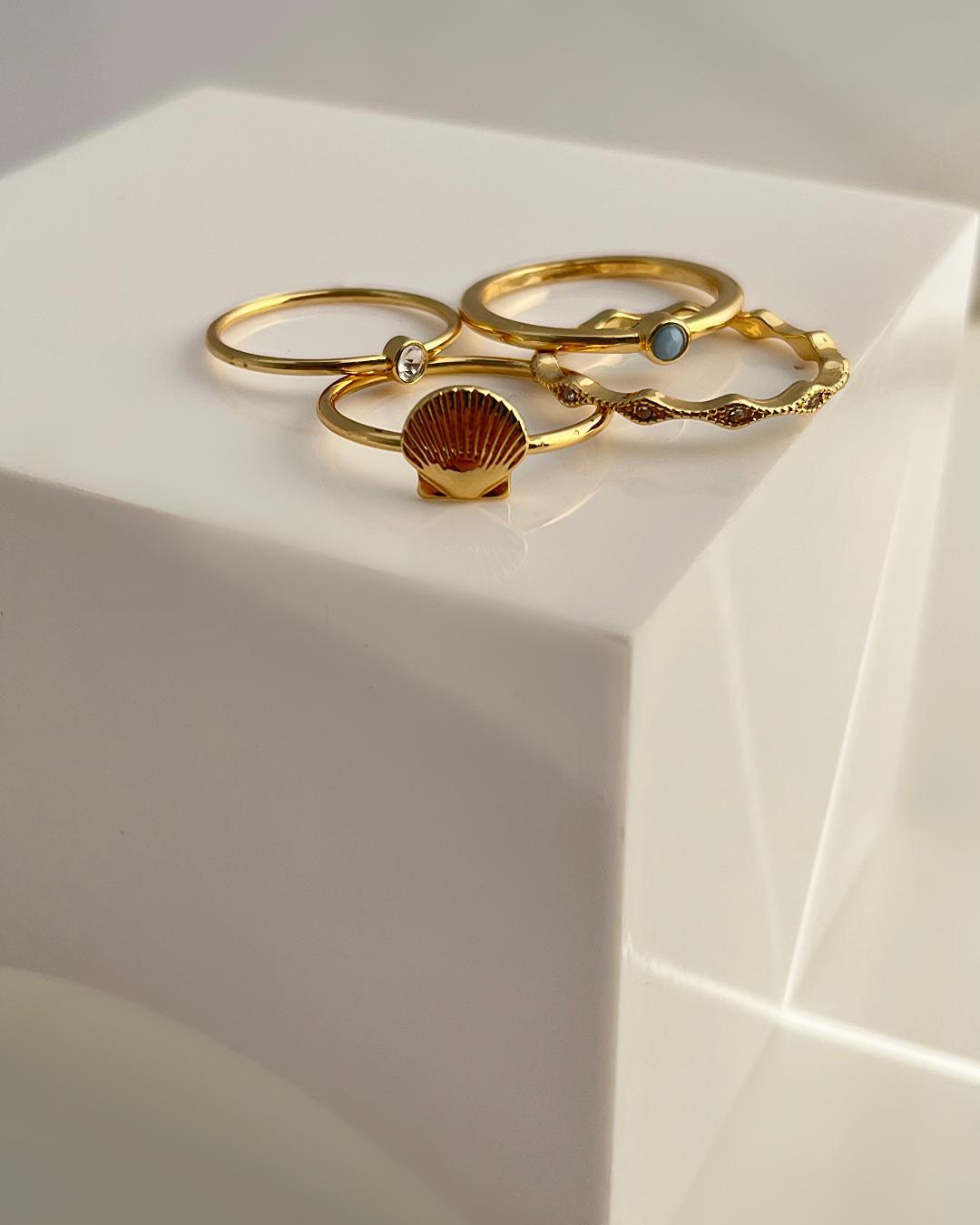 انگشتر پک ۴ عددی زنانه accessories