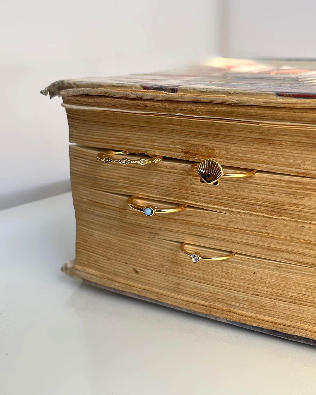 انگشتر پک ۴ عددی زنانه accessories