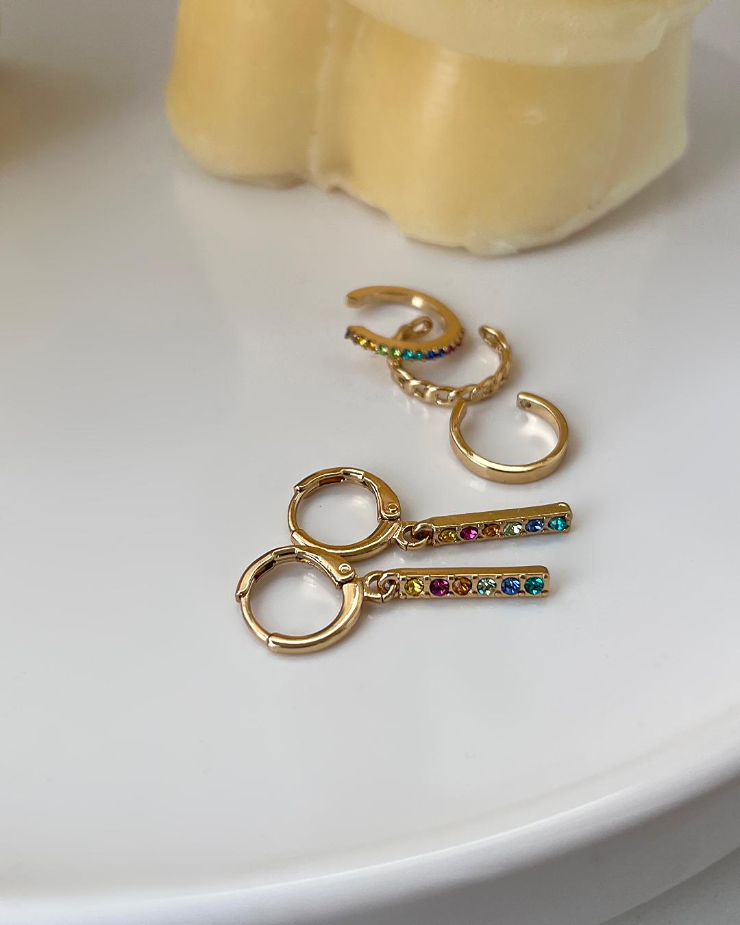 گوشواره پک مولتی کالر زنانه Tosh