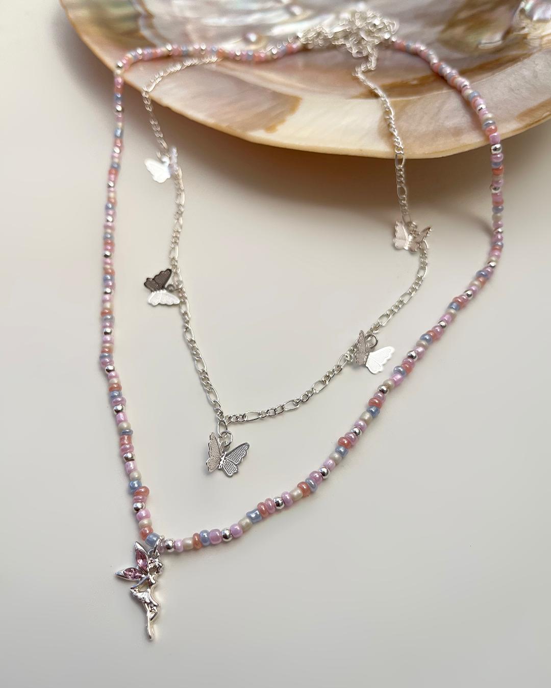 گردنبند پروانه زنانه Six