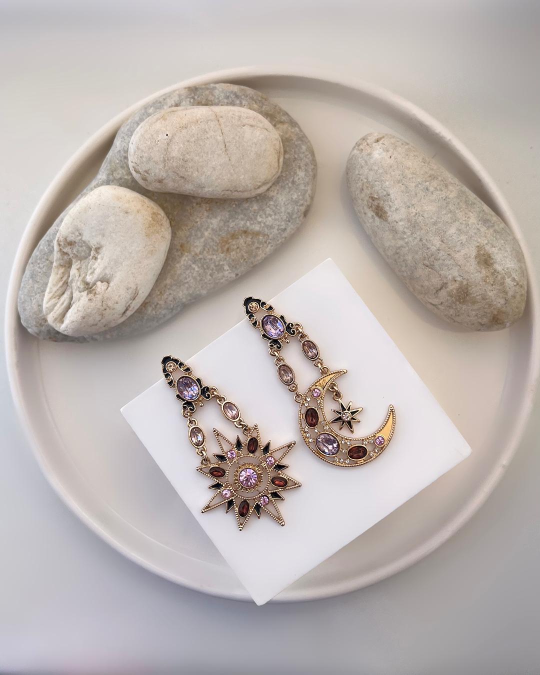 گوشواره ماه و ستاره زنانه I AM